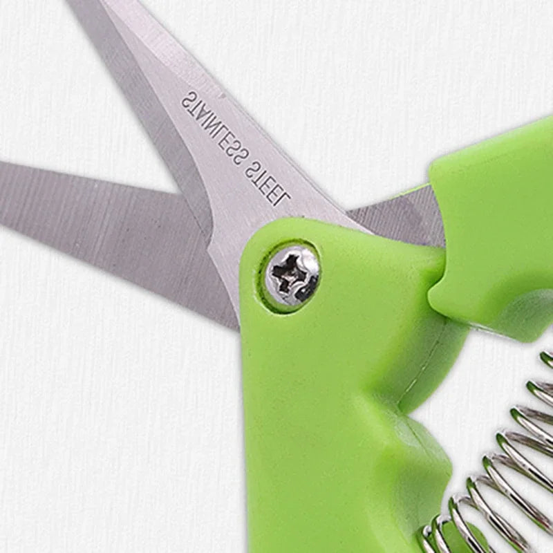 Premium Stainless Steel Garden Pruning Shears – Non-Slip, Labor-Saving Scissors for Flower, Fruit & Vegetable Trimming