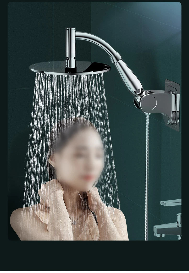 8-Inch Chrome Rain Shower Head – Water-Saving Spa Design