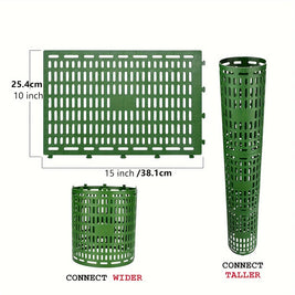 Adjustable Tree Trunk Protector – Expandable Bark Guard for Trees & Plants | Prevents Damage from Mowers, Rodents & Sun