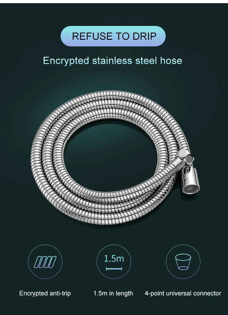 8-Inch Chrome Rain Shower Head – Water-Saving Spa Design