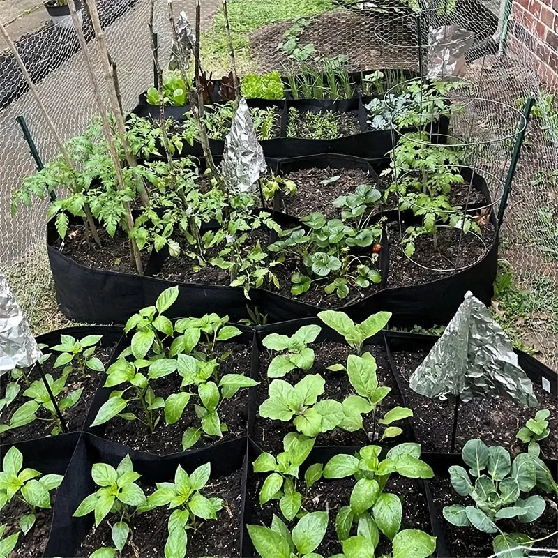 8-Grid Raised Garden Bed – Durable Weather-Resistant Planter Box