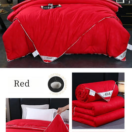 Luxury Natural Mulberry Silk Duvet – Queen/King Size Comforter for Summer & Winter, Handcrafted Bedding